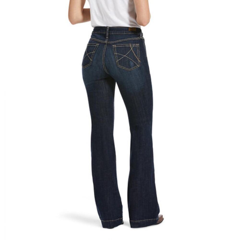 ARIAT Women's Ariat Rascal Slim Trouser Ella Wide Leg Jean Size 28 *EUC - Picture 3 of 14